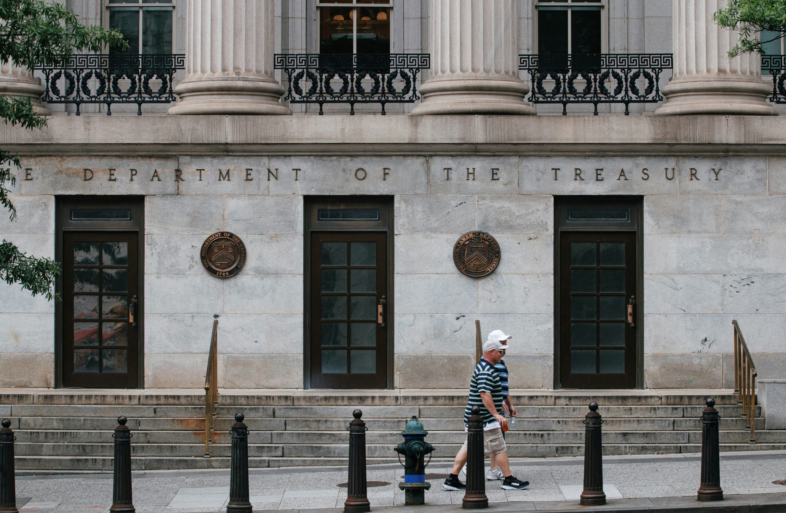 米国財務省の建物